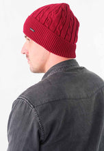 Load image into Gallery viewer, หมวกไหมพรมถักลายเปีย บุขนด้านในสำหรับกันหนาว No.688 - Unisex Cable Knit Fleece Lining Knit Beanie Ski Hat