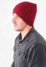 Load image into Gallery viewer, หมวกไหมพรมถักลายเปีย บุขนด้านในสำหรับกันหนาว No.688 - Unisex Cable Knit Fleece Lining Knit Beanie Ski Hat