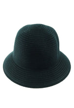 Load image into Gallery viewer, หมวกสานปีกสั้น - Cloche Hat With Satin Bow