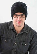 Load image into Gallery viewer, หมวกไหมพรมเเบบบุขนด้านใน H-146 - Wool Rib Beanie Hat