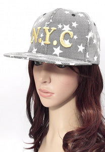 หมวกแก็ป NYC - Flatbrim Hiphop Baseball Cap
