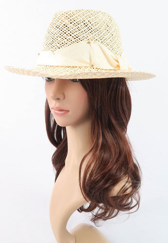 หมวกสานปีกสั้น - Fedora Hat