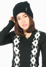 Load image into Gallery viewer, หมวกไหมพรมถักลายเปีย บุขนด้านใน H012- Unisex Cable Knit Fleece Lining Knit Beanie Ski Hat