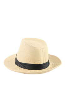 หมวกสานปีกสั้น - Fedora Hat