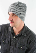 Load image into Gallery viewer, หมวกไหมพรมเเบบบุขนด้านใน H-146 - Wool Rib Beanie Hat