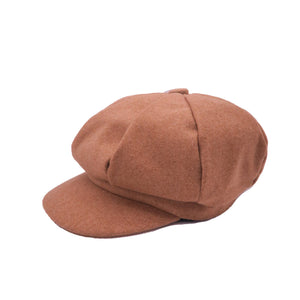 หมวกแฟชั่นทรง Cabbie - Cotton Newsboy Gatsby Apple Cabbie Cap