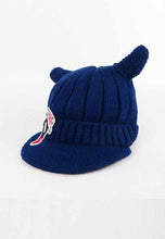 Load image into Gallery viewer, หมวกไหมพรม หมวกแก็ปไหมพรม สำหรับเด็ก - Winter Monster Eyes Visor Knit Hat for Boys and Girls