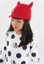 Load image into Gallery viewer, หมวกไหมพรม หมวกแก็ปไหมพรม สำหรับเด็ก - Winter Monster Eyes Visor Knit Hat for Boys and Girls