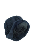 Load image into Gallery viewer, หมวกไหมพรมถักลายเปีย บุขนด้านใน H012- Unisex Cable Knit Fleece Lining Knit Beanie Ski Hat