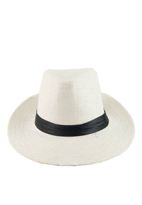 หมวกสานปีกสั้น - Fedora Hat