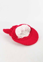 Load image into Gallery viewer, หมวกไหมพรม หมวกแก็ปไหมพรม สำหรับเด็ก - Winter Monster Eyes Visor Knit Hat for Boys and Girls