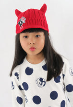 Load image into Gallery viewer, หมวกไหมพรม หมวกแก็ปไหมพรม สำหรับเด็ก - Winter Monster Eyes Visor Knit Hat for Boys and Girls