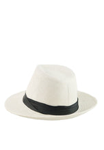 Load image into Gallery viewer, หมวกสานปีกสั้น - Fedora Hat