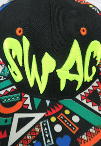 หมวกแก็ป Swag - Flatbrim Hiphop Baseball Cap
