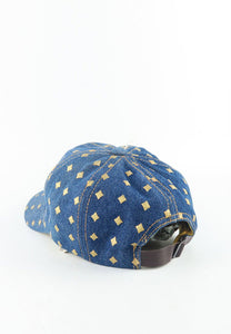 หมวกแก็ปแฟชั่น ปริ้นลายไพ่สีทอง   - Card Symbol Baseball Cap