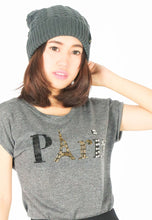 Load image into Gallery viewer, หมวกไหมพรมถักลายเปีย บุขนด้านใน H012- Unisex Cable Knit Fleece Lining Knit Beanie Ski Hat