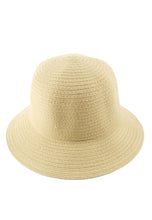 Load image into Gallery viewer, หมวกสานปีกสั้น - Cloche Hat With Satin Bow