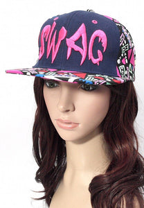 หมวกแก็ป Swag - Flatbrim Hiphop Baseball Cap