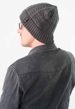 Load image into Gallery viewer, หมวกไหมพรมถักลายเปีย บุขนด้านใน H012- Unisex Cable Knit Fleece Lining Knit Beanie Ski Hat