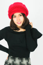 Load image into Gallery viewer, หมวกไหมพรม H-094 - Eyelash Knit Wool Hat