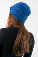 Load image into Gallery viewer, หมวกไหมพรมผ้าสองสี - Soft Lined Thick Knit Warm Reversible Winter Slouchy Beanies Hat