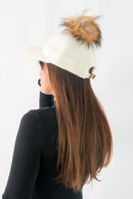 Load image into Gallery viewer, หมวกไหมพรม เเต่งปอม - Hair Knitted Cap