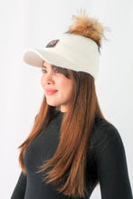 Load image into Gallery viewer, หมวกไหมพรม เเต่งปอม - Hair Knitted Cap
