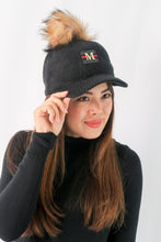 Load image into Gallery viewer, หมวกไหมพรม เเต่งปอม - Hair Knitted Cap