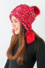 Load image into Gallery viewer, หมวกไหมพรมแต่งปอม บุขนหนาด้านใน - Winter Fleece Lining Beanie Hat with Pom
