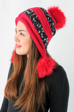 Load image into Gallery viewer, หมวกไหมพรมแต่งปอม บุขนหนาด้านใน - Winter Fleece Lining Beanie Hat with Pom