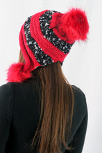 Load image into Gallery viewer, หมวกไหมพรมแต่งปอม บุขนหนาด้านใน - Winter Fleece Lining Beanie Hat with Pom