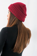 Load image into Gallery viewer, หมวกไหมพรมบุขนด้านใน - Wool Beanie Hat 100% Merino Woo