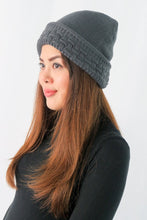 Load image into Gallery viewer, หมวกไหมพรมบุขนด้านใน - Wool Beanie Hat 100% Merino Woo