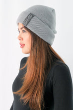 Load image into Gallery viewer, หมวกไหมพรมบุขนด้านใน - Wool Beanie Hat 100% Merino Woo