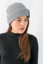 Load image into Gallery viewer, หมวกไหมพรมบุขนด้านใน - Wool Beanie Hat 100% Merino Woo
