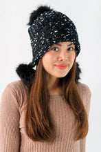 Load image into Gallery viewer, หมวกไหมพรมแต่งปอม บุขนหนาด้านใน - Winter Fleece Lining Beanie Hat with Pom