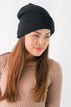 Load image into Gallery viewer, หมวกไหมพรมบุขนด้านใน - Wool Beanie Hat 100% Merino Woo