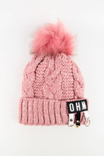 Load image into Gallery viewer, หมวกไหมพรมแต่งปอม บุขนหนาด้านใน - Winter Fleece Lining Beanie Hat with Pom