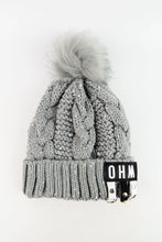 Load image into Gallery viewer, หมวกไหมพรมแต่งปอม บุขนหนาด้านใน - Winter Fleece Lining Beanie Hat with Pom