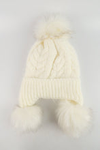 Load image into Gallery viewer, หมวกไหมพรมแต่งปอม บุขนหนาด้านใน - Winter Fleece Lining Beanie Hat with Pom