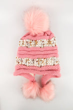 Load image into Gallery viewer, หมวกไหมพรมแต่งปอม บุขนหนาด้านใน - Winter Fleece Lining Beanie Hat with Pom