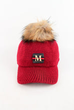 Load image into Gallery viewer, หมวกไหมพรม เเต่งปอม - Hair Knitted Cap