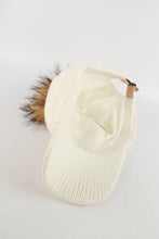 Load image into Gallery viewer, หมวกไหมพรม เเต่งปอม - Hair Knitted Cap