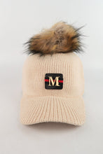 Load image into Gallery viewer, หมวกไหมพรม เเต่งปอม - Hair Knitted Cap