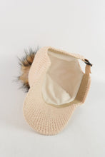 Load image into Gallery viewer, หมวกไหมพรม เเต่งปอม - Hair Knitted Cap