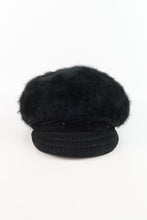 Load image into Gallery viewer, หมวกไหมพรมถักขนกระต่าย บุขนด้านใน  - Fleece Lining Winter Rabbit Hair Kintted Cap with Visor