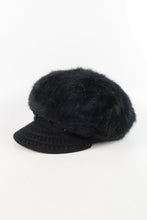 Load image into Gallery viewer, หมวกไหมพรมถักขนกระต่าย บุขนด้านใน  - Fleece Lining Winter Rabbit Hair Kintted Cap with Visor