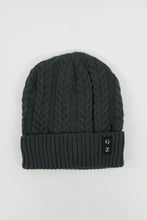 Load image into Gallery viewer, หมวกไหมพรมถักลายเปีย บุขนด้านใน H012- Unisex Cable Knit Fleece Lining Knit Beanie Ski Hat
