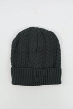 Load image into Gallery viewer, หมวกไหมพรมถักลายเปีย บุขนด้านใน H012- Unisex Cable Knit Fleece Lining Knit Beanie Ski Hat