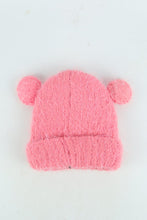 Load image into Gallery viewer, หมวกไหมพรม ทรงบินนี่แต่งหูแบบหนา บุขนด้านใน สำหรับเด็ก - Kids Bear Ears Crochet Eyelash Fur Fleece Lined Knit Hat